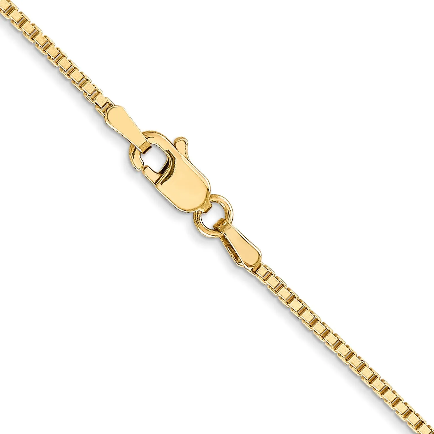 Leslie 14k Yellow Gold 1.3 mm Medium Box Chain