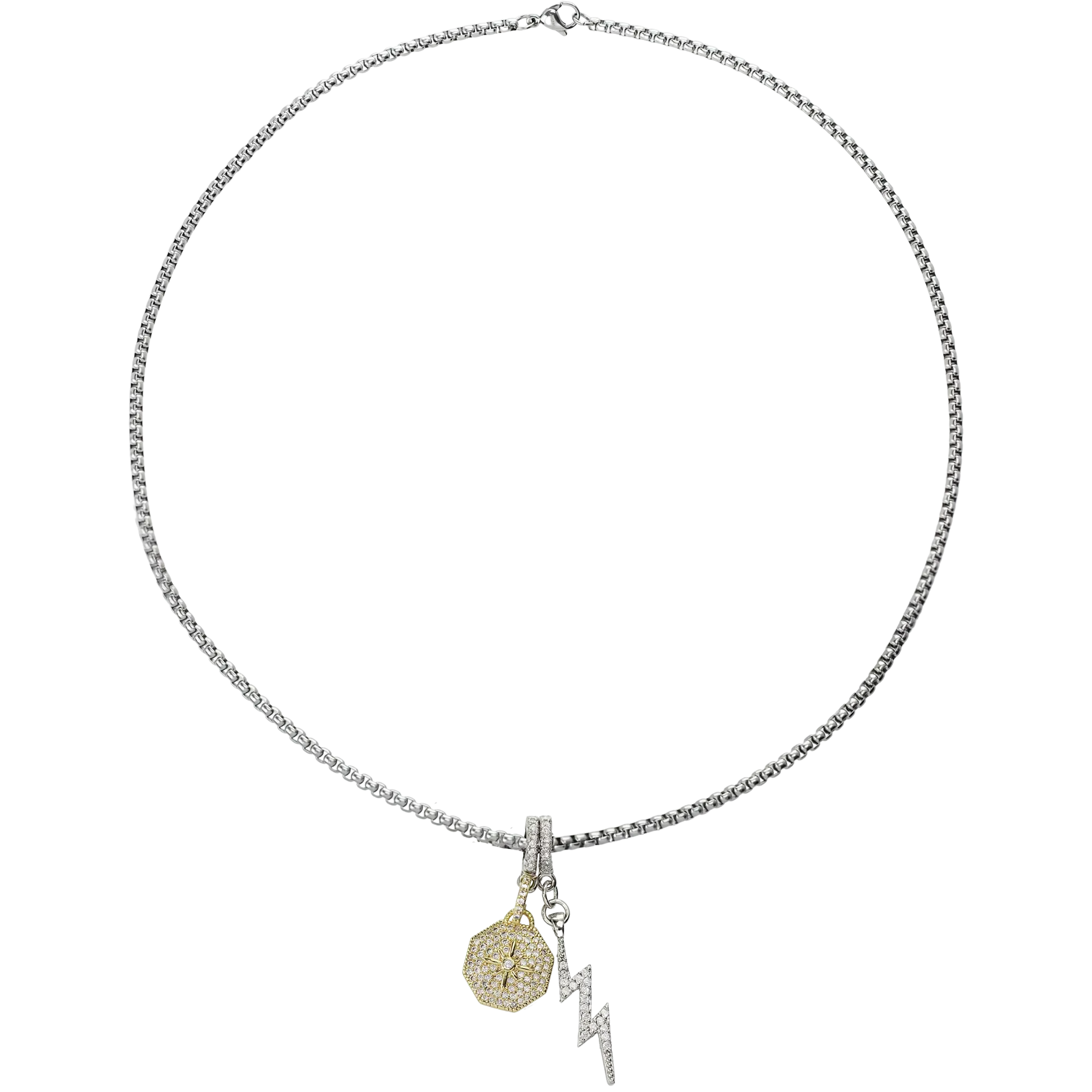 LIGHTNING BOLT CLIP ON CHARM