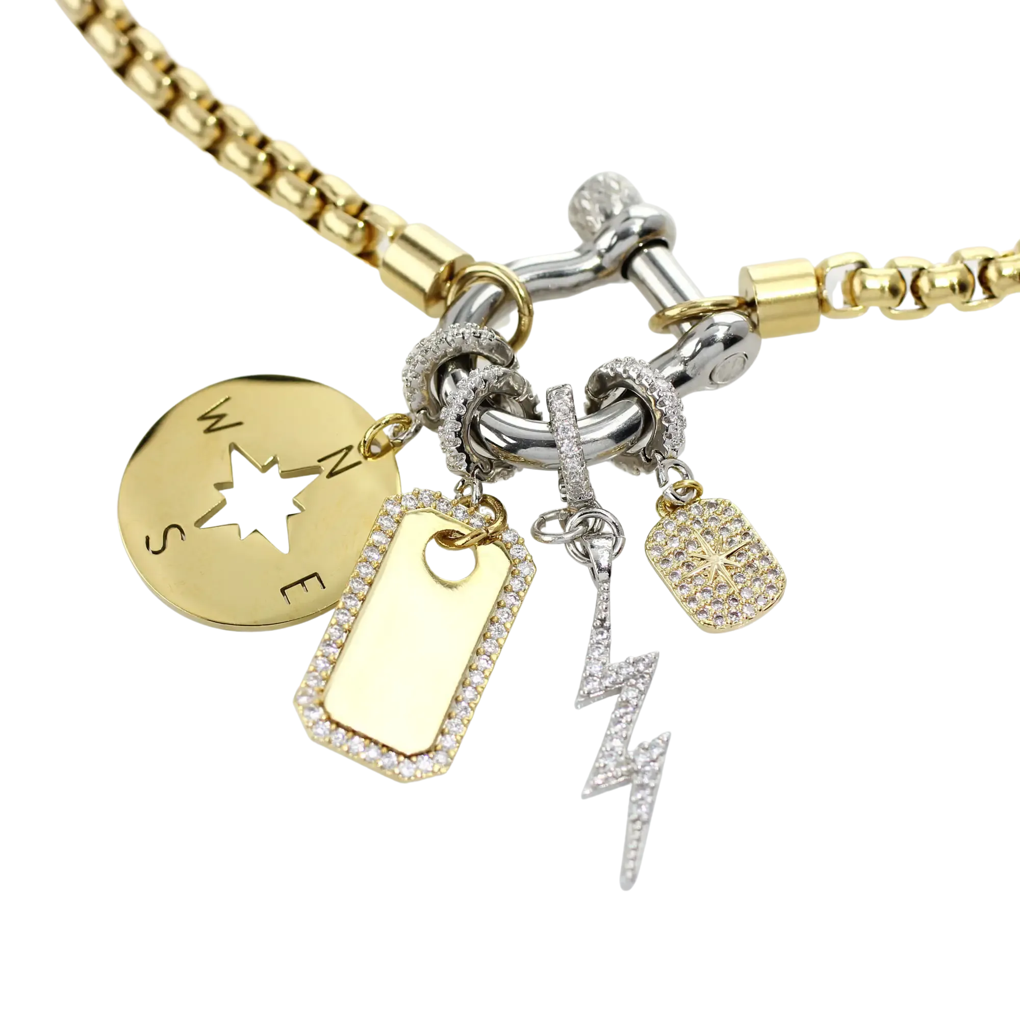 LIGHTNING BOLT CLIP ON CHARM