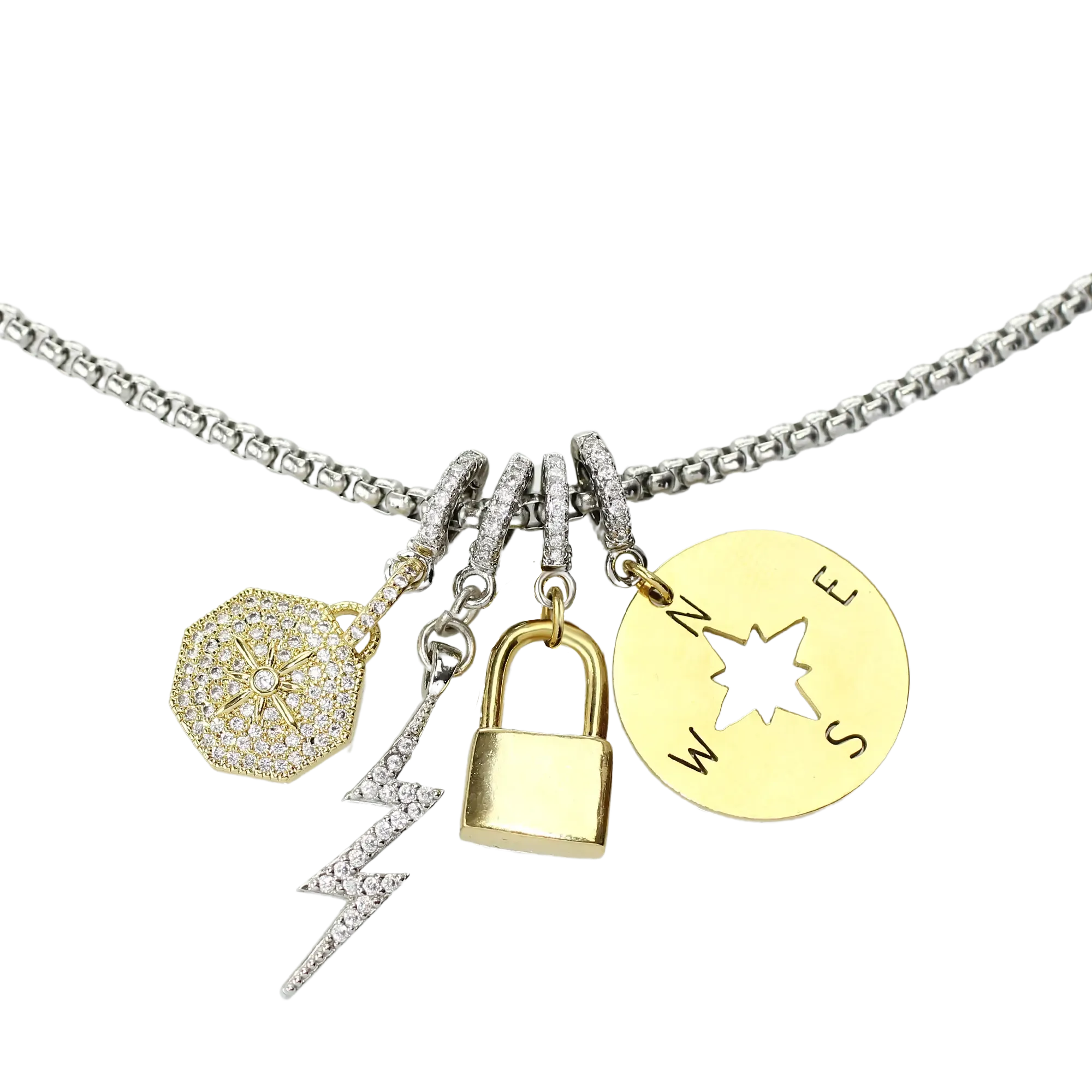 LIGHTNING BOLT CLIP ON CHARM