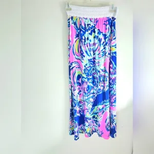 Lilly Pulitzer Nola maxi skirt tropical beach style