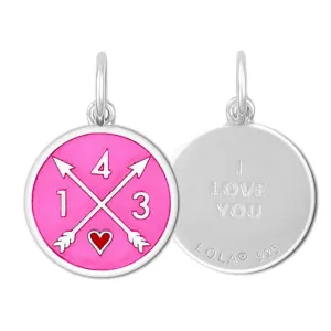 LOLA I Love You Pendant - Pink