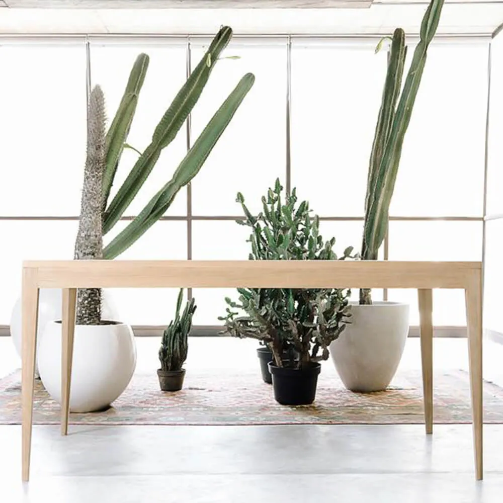 Lula Rectangle Solid Teak Dining Table