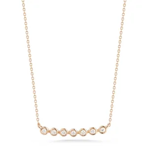 Lulu Jack Bezel Bar Necklace