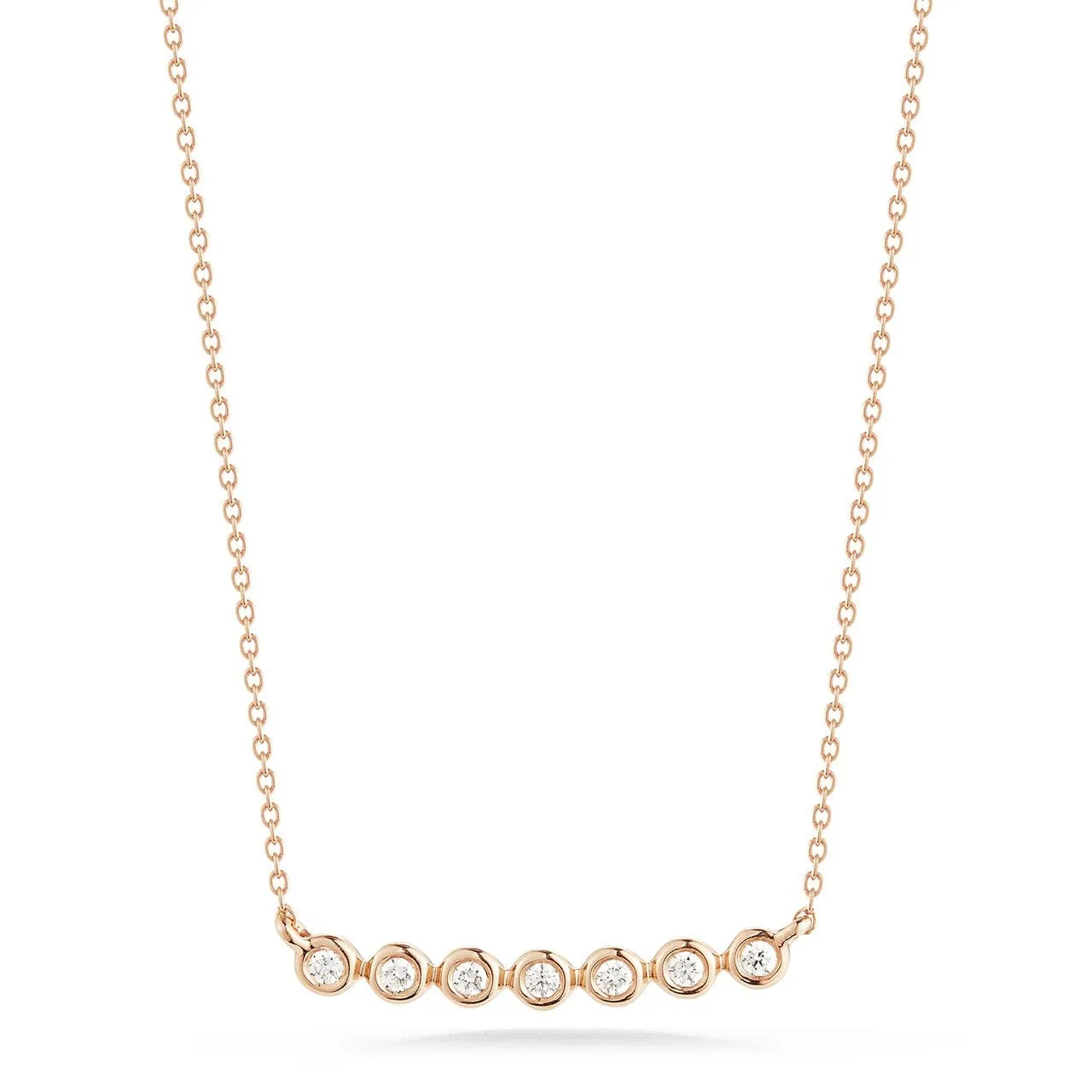 Lulu Jack Bezel Bar Necklace