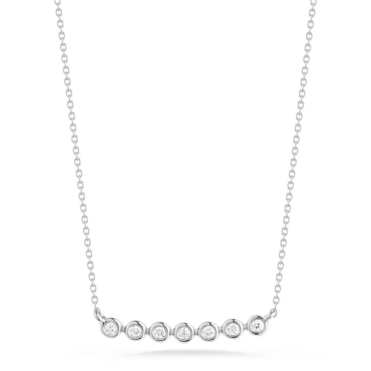 Lulu Jack Bezel Bar Necklace