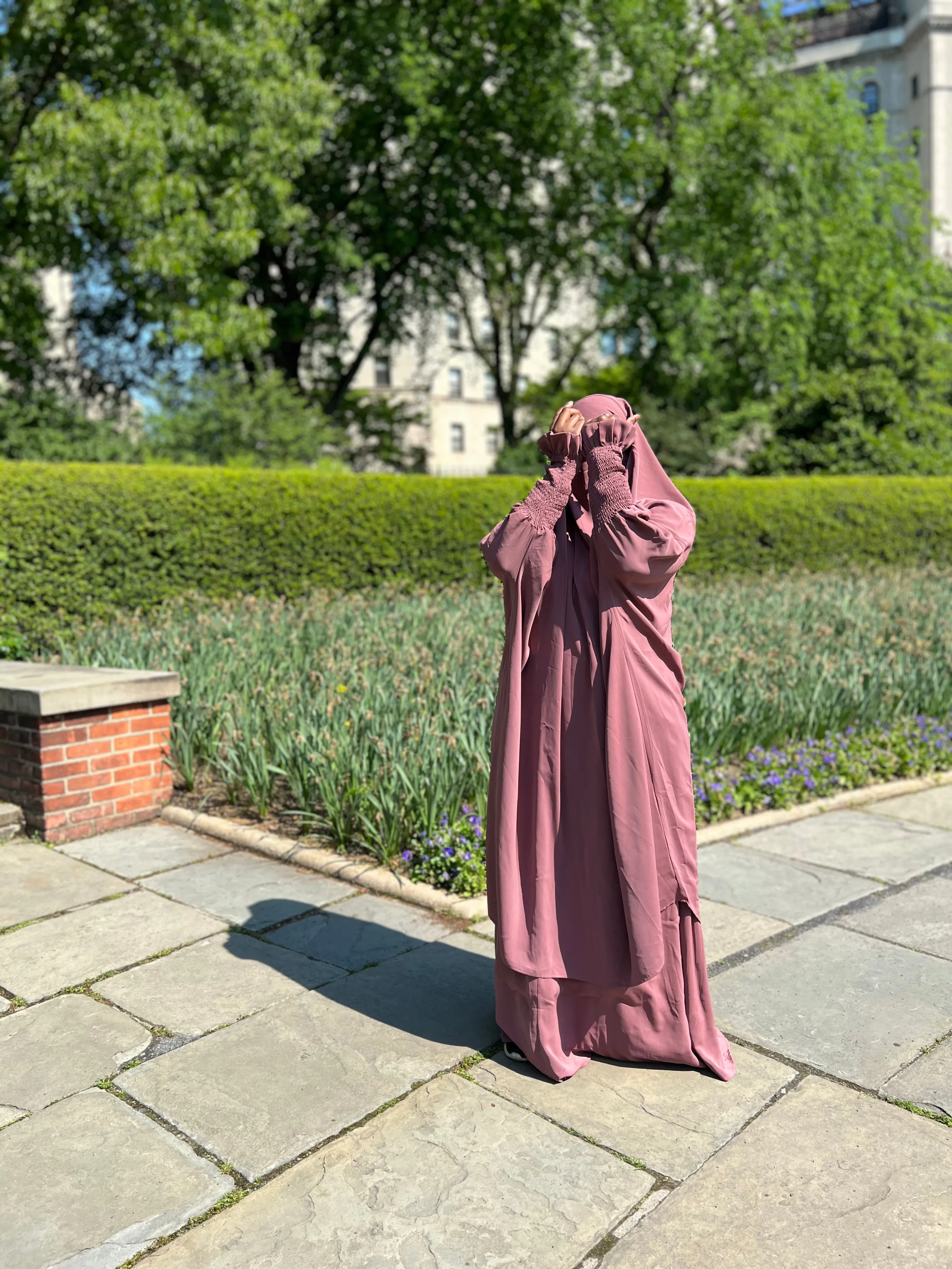 Luxury 2 pieces jilbabs -  Grape