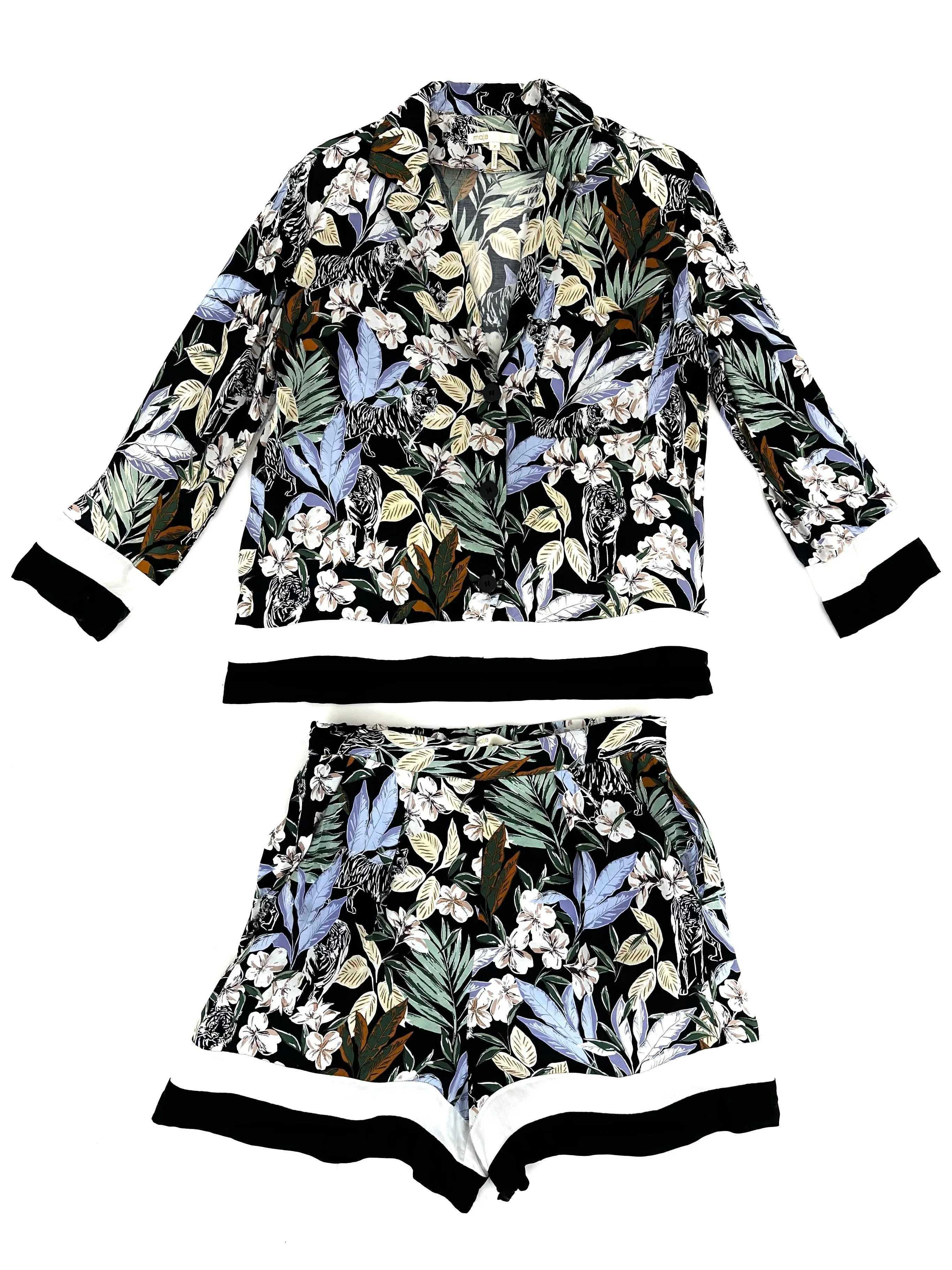 Maje Tropical Shorts Set