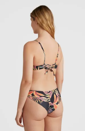 Maoi Bikini Hose | Black Tropical Flower