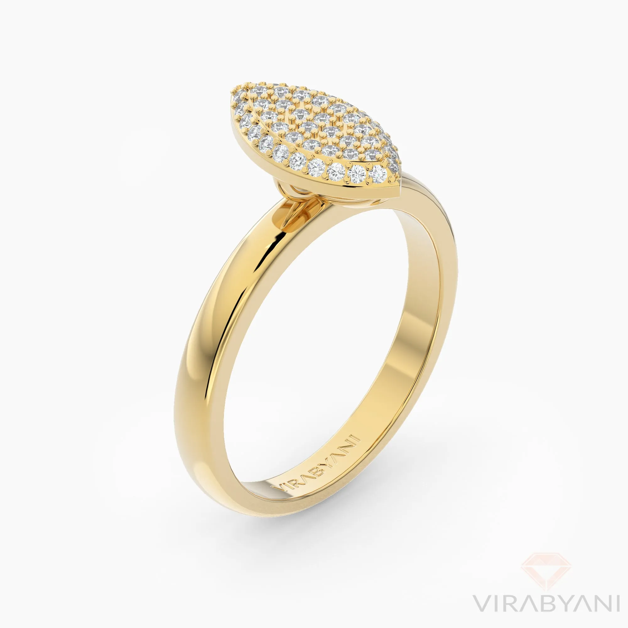 Marquise Shaped AMoré Pavé Ring With 0.35 ct. Diamonds