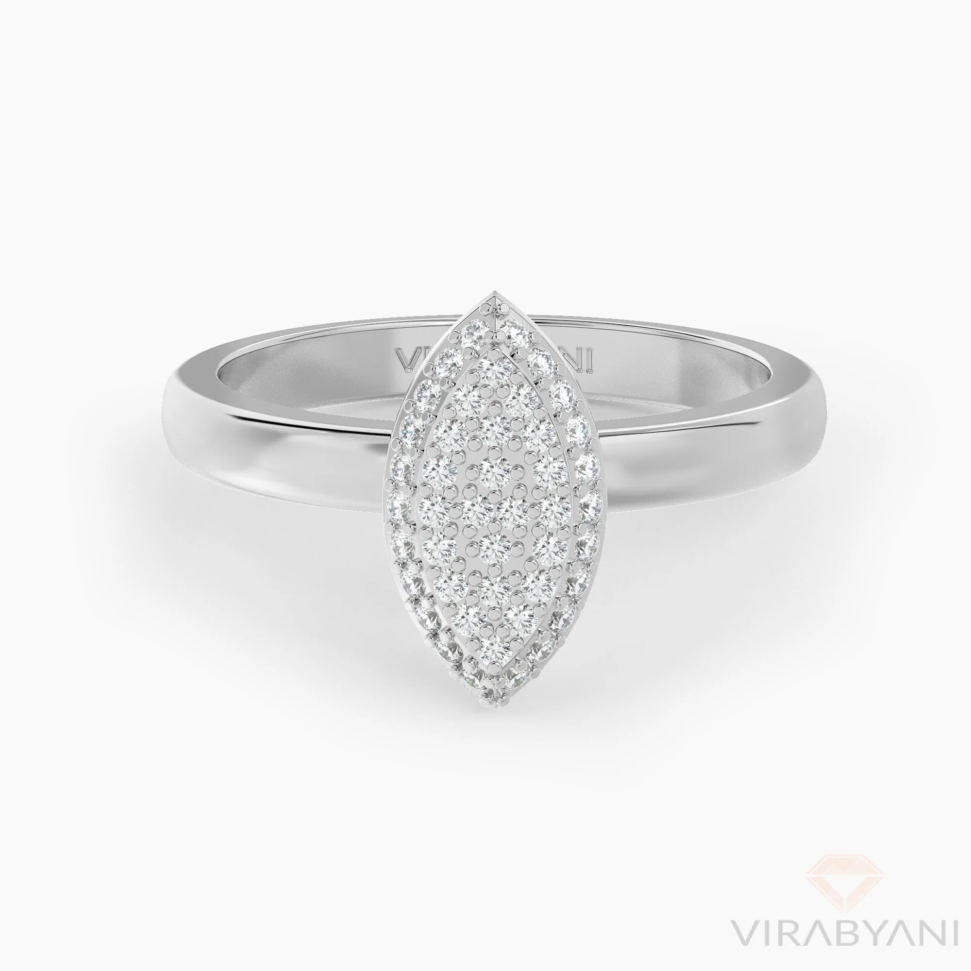 Marquise Shaped AMoré Pavé Ring With 0.35 ct. Diamonds