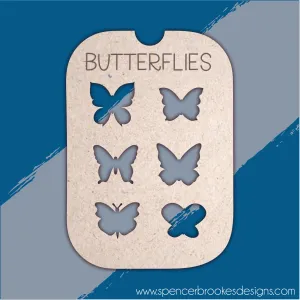 MDF Trofast Insert - Butterflies