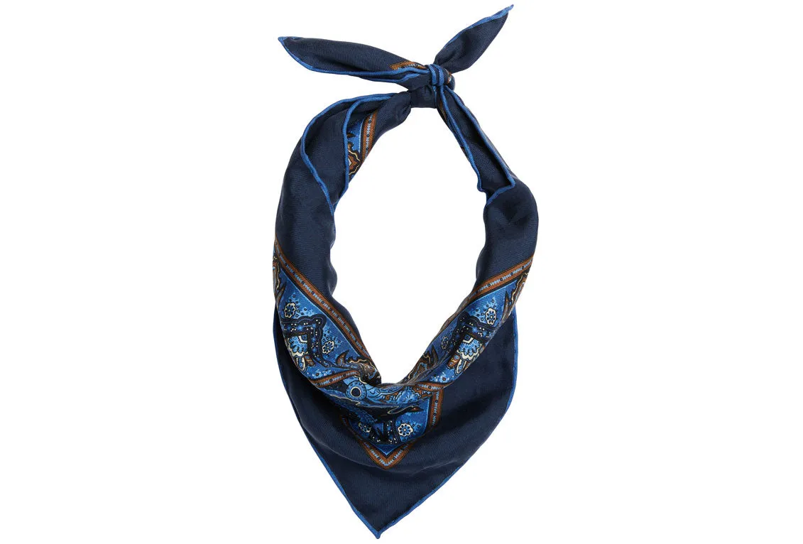 Medallion Silk Pocket Square