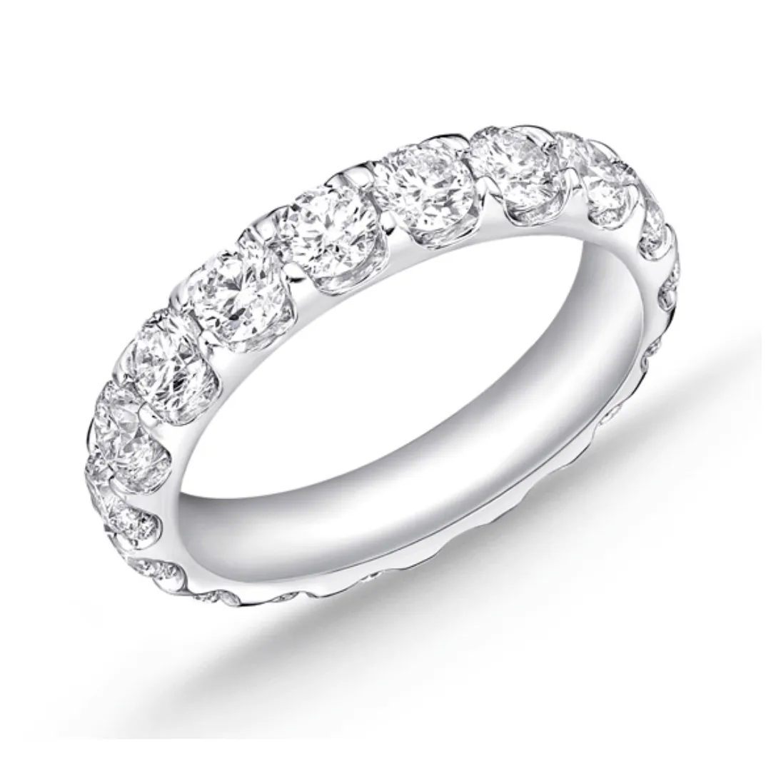 Memoire Odessa Platinum Diamond Eternity Band - 3.00ctw