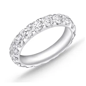 Memoire Odessa Platinum Diamond Eternity Band - 3.00ctw