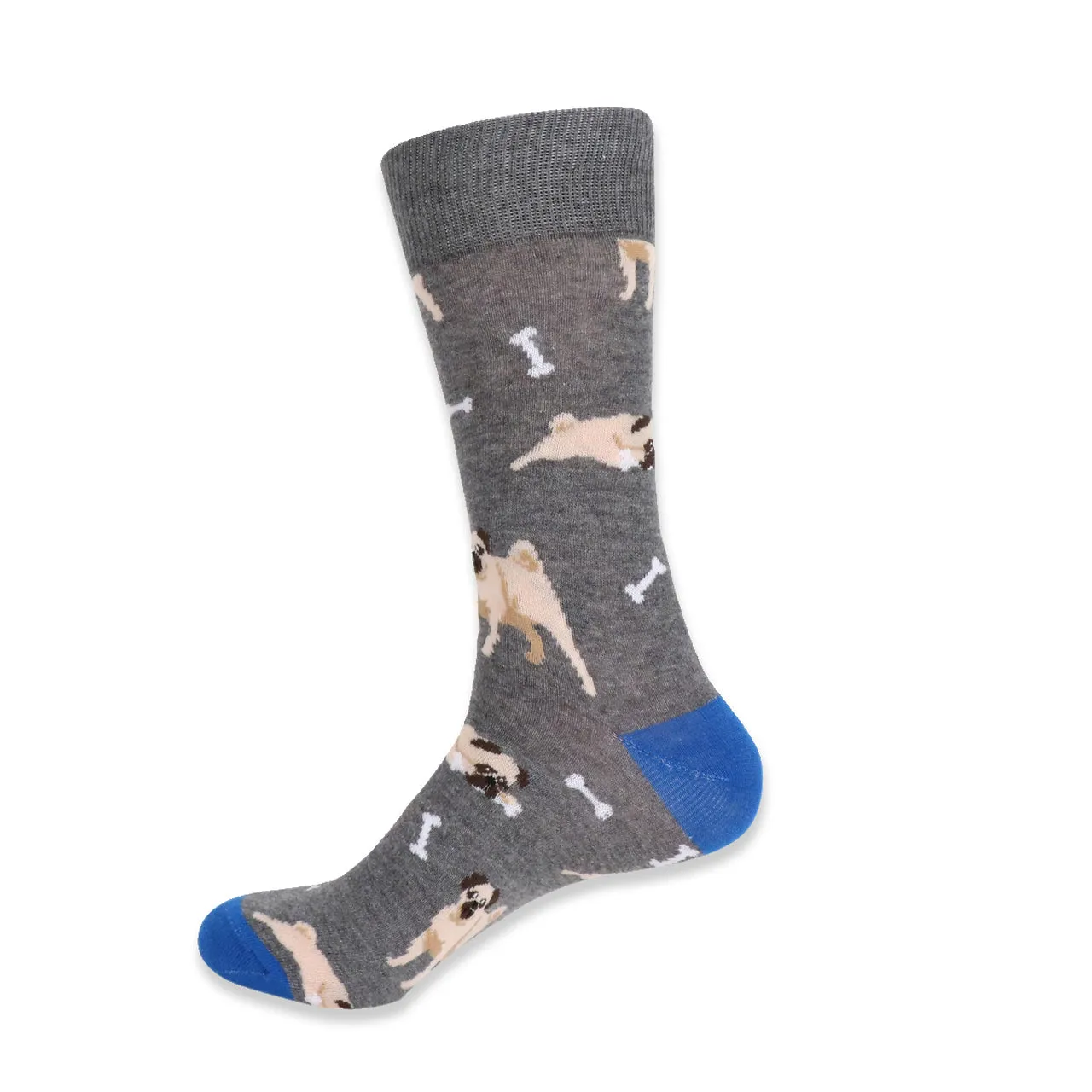 Men's Novelty Pug Dog Socks