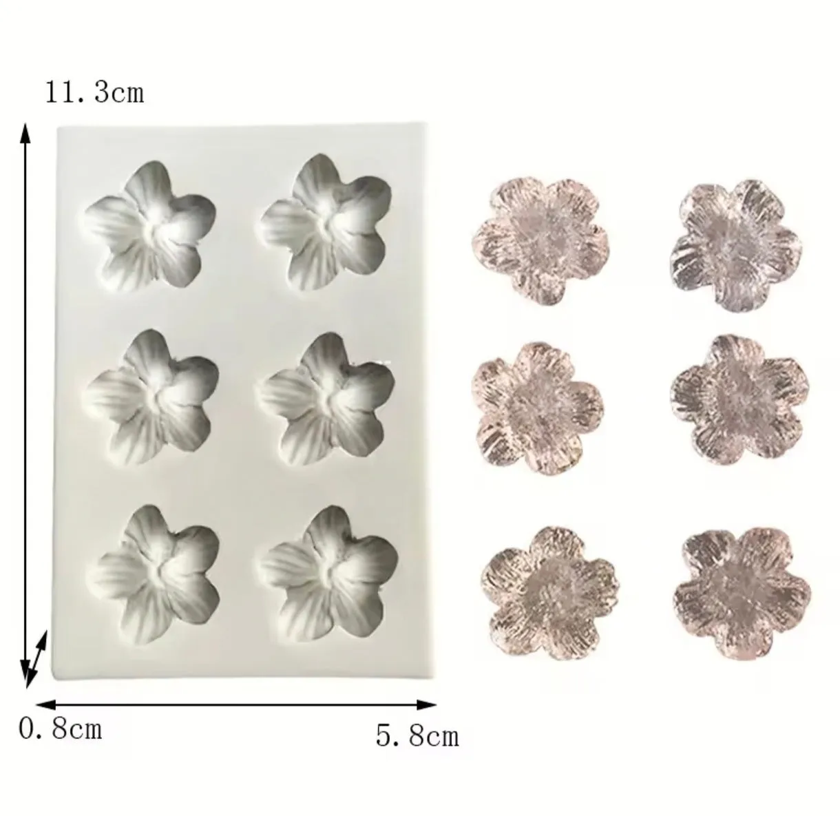 MINI MOANA/HIBISCUS FLOWERS MOULD
