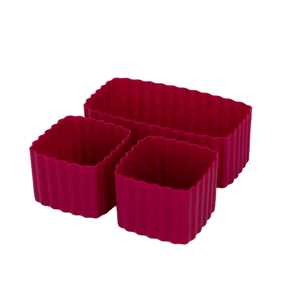 Montiico Lunch Bento Cups 3 Pack - Assorted