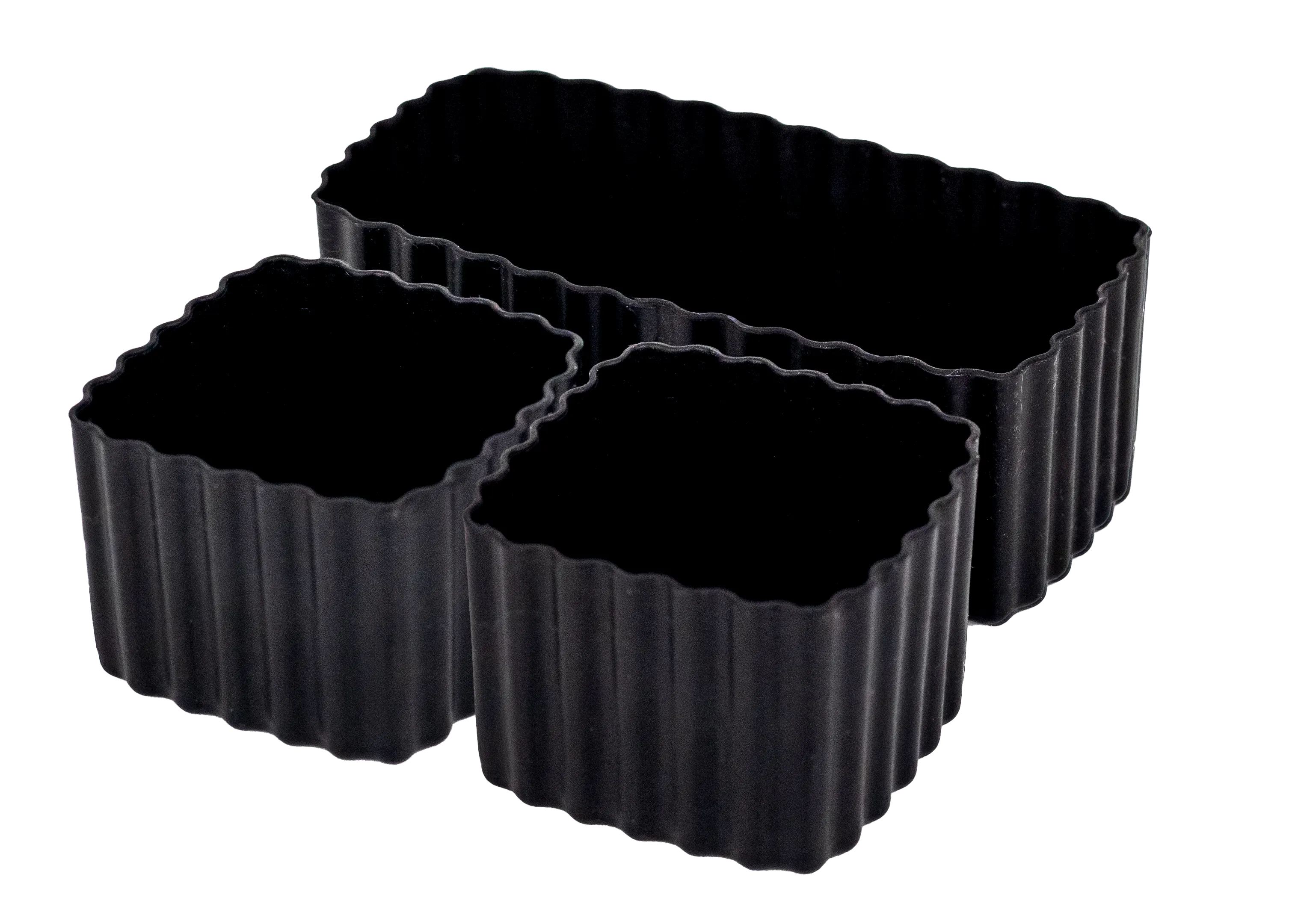 Montiico Lunch Bento Cups 3 Pack - Assorted