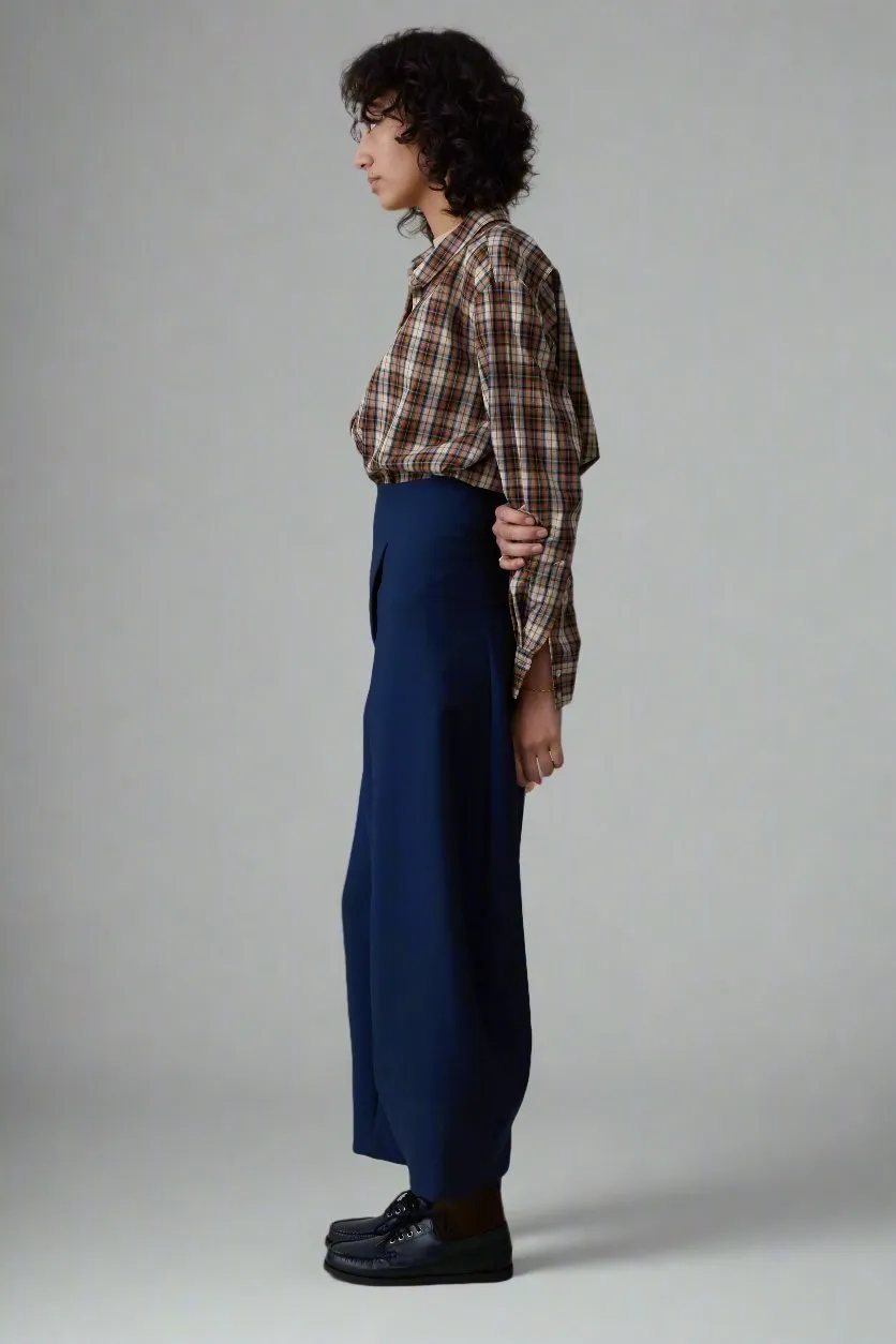 MORGAN PANT | MARINE TROPICAL WOOL