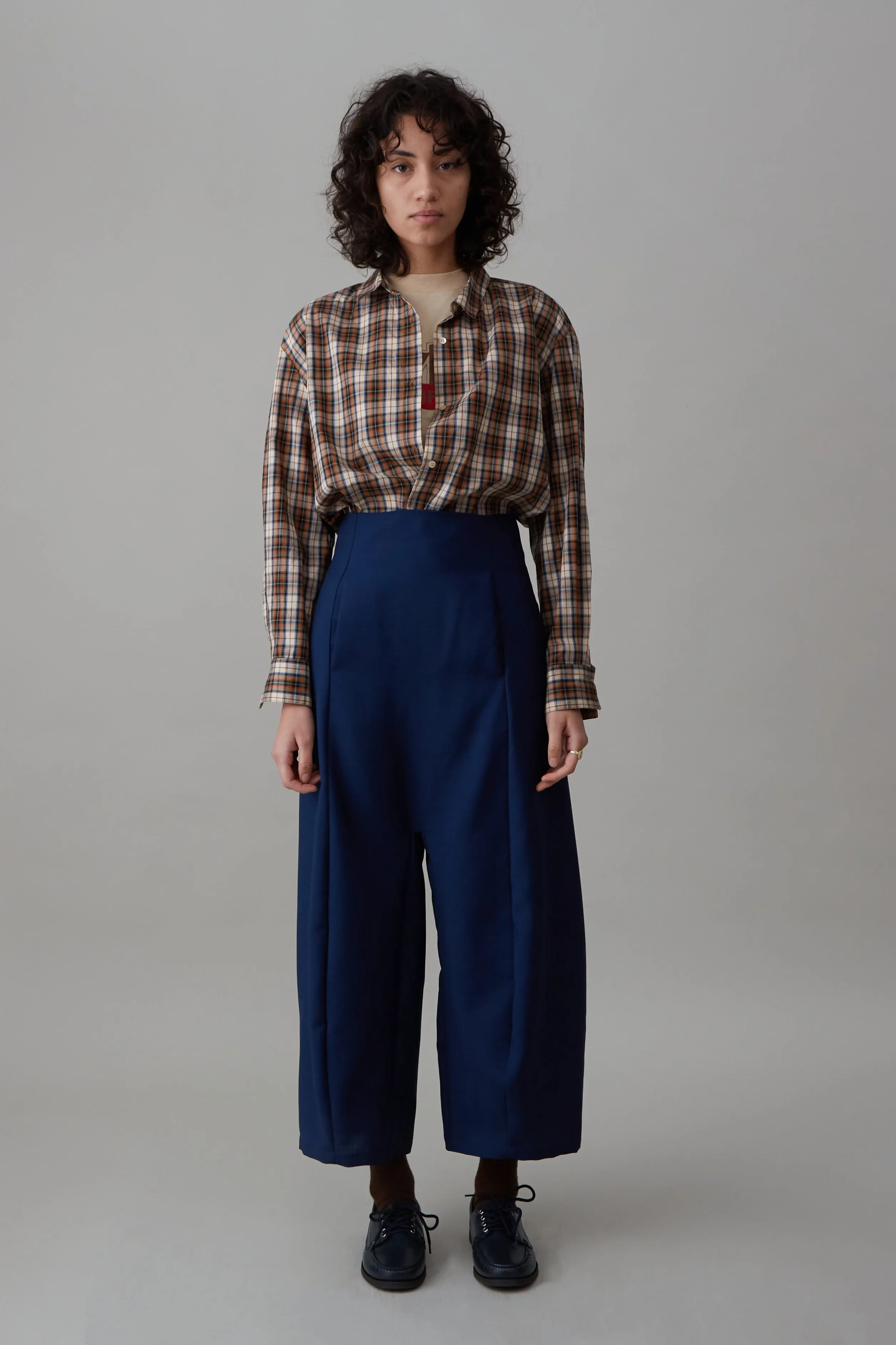 MORGAN PANT | MARINE TROPICAL WOOL