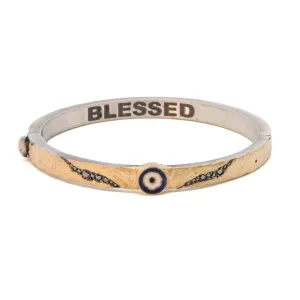 Nature Evil Eye Bangle Bracelet