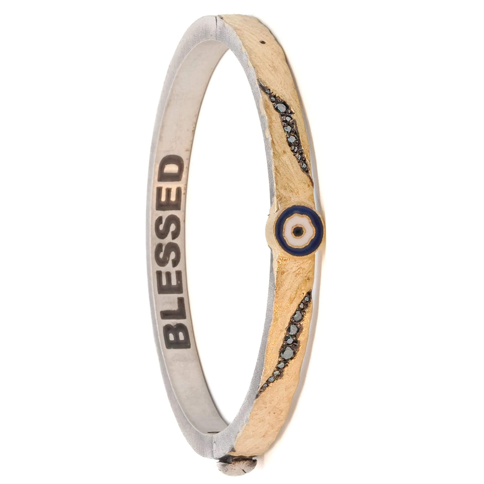 Nature Evil Eye Bangle Bracelet