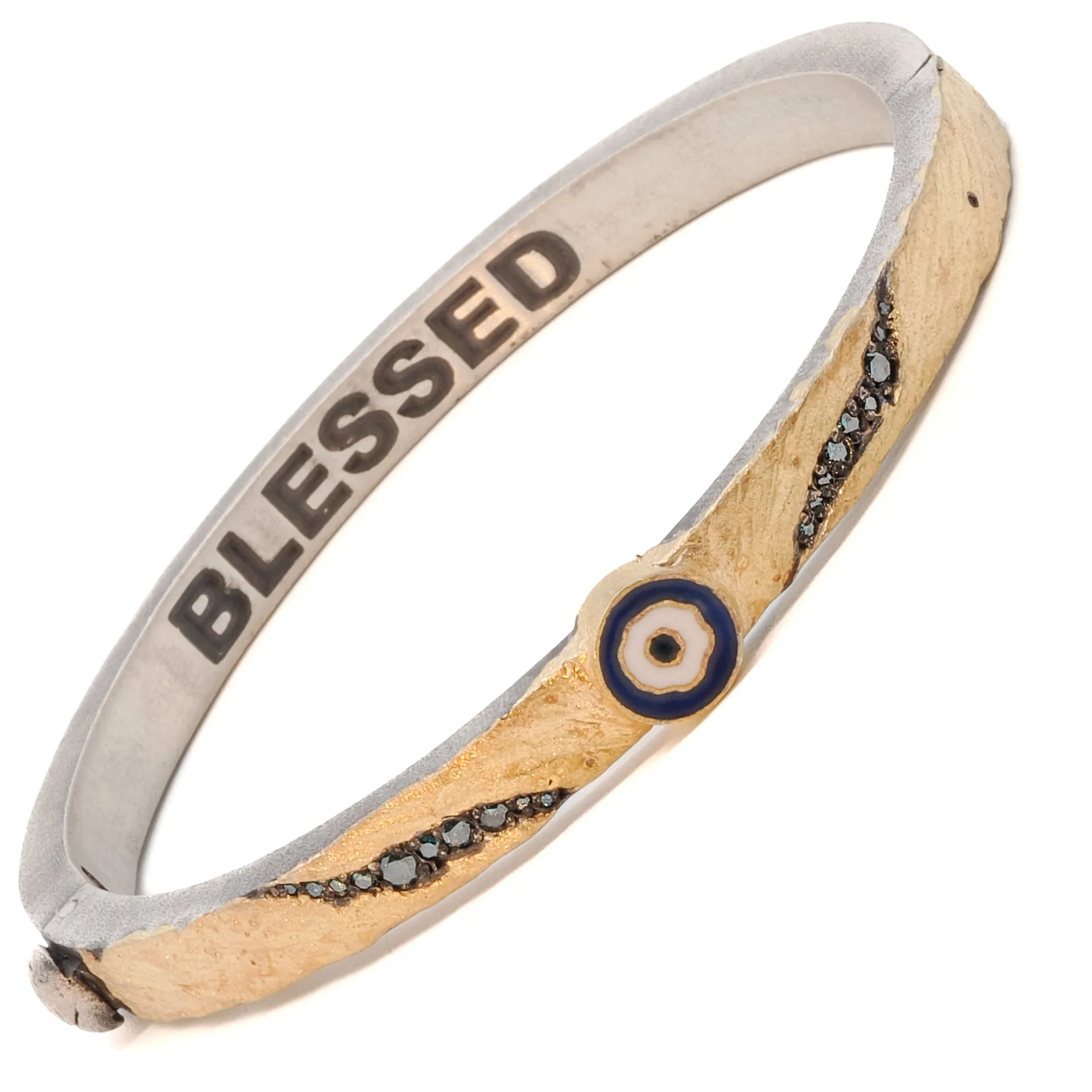 Nature Evil Eye Bangle Bracelet