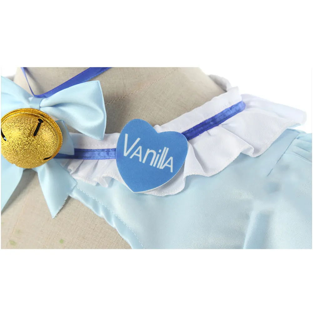 Nekopara Halloween Carnival Suit Chocola/Vanilla Cosplay Costume Maid Dress Outfit