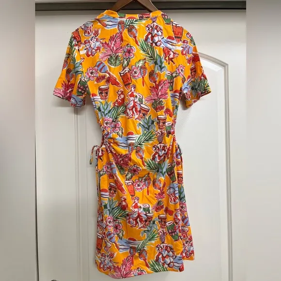 NWT Zara Tropical Jungle Dress with Cutouts