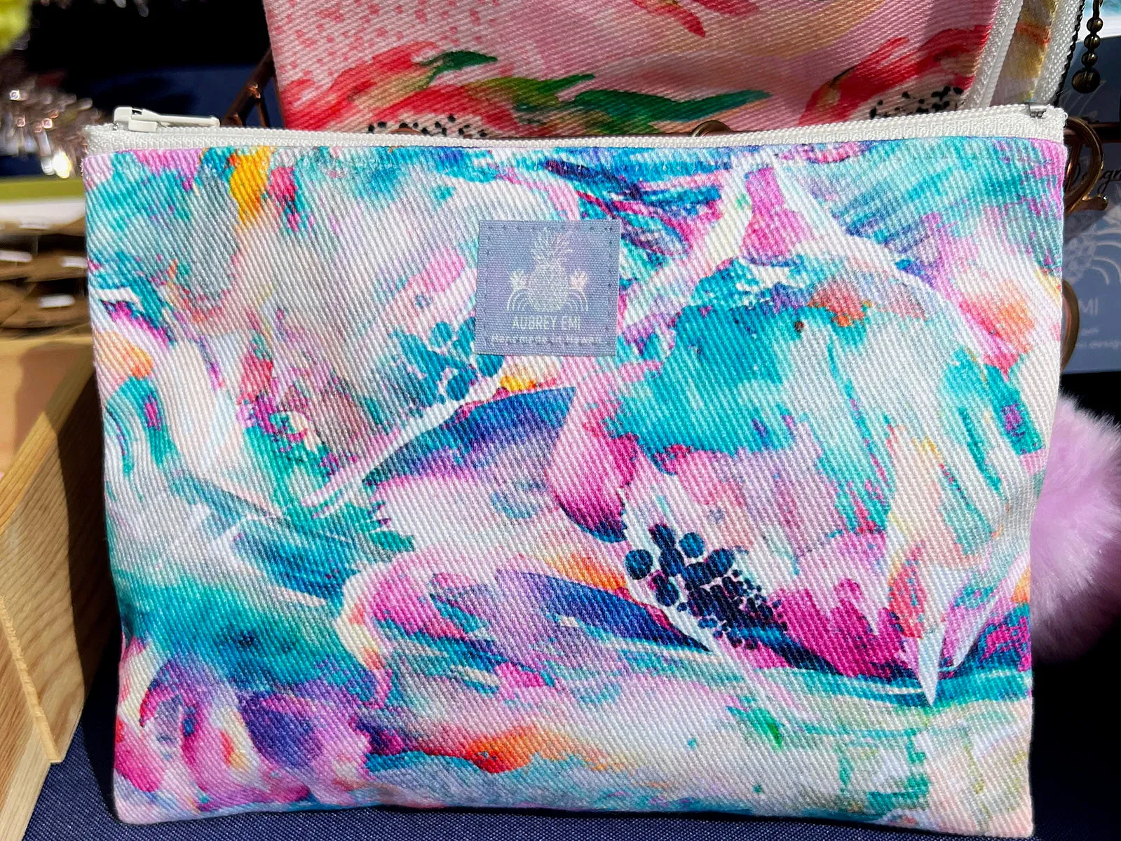 Ocean Hibiscus Small Pouch