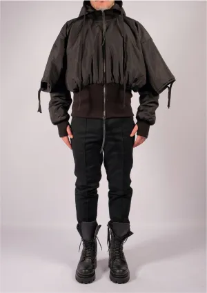 Padded Bomber Crop
