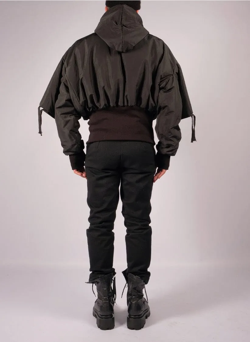 Padded Bomber Crop