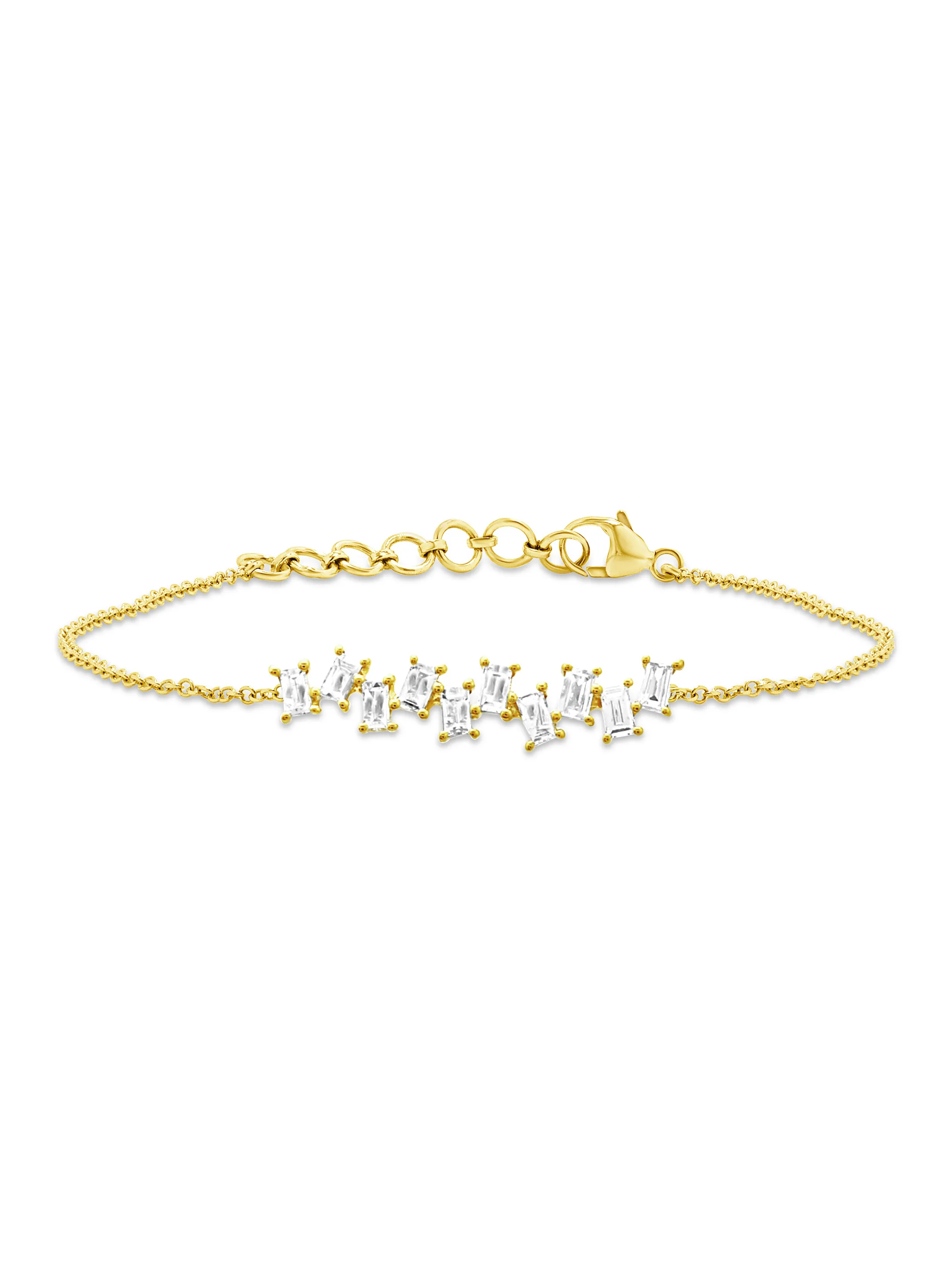 Paris Baguette Bracelet 14K