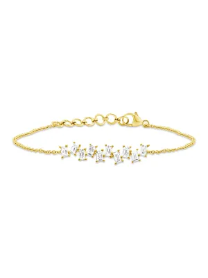 Paris Baguette Bracelet 14K