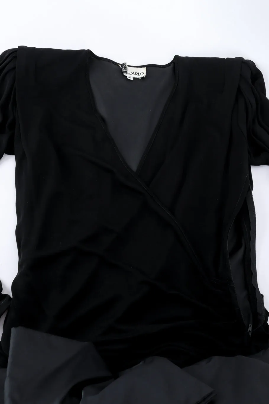 Peplum Bow Cocktail Dress
