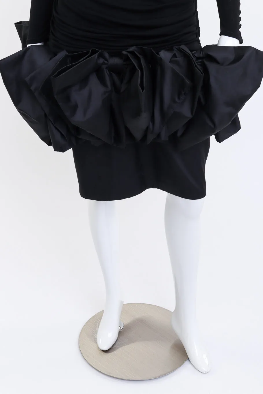 Peplum Bow Cocktail Dress