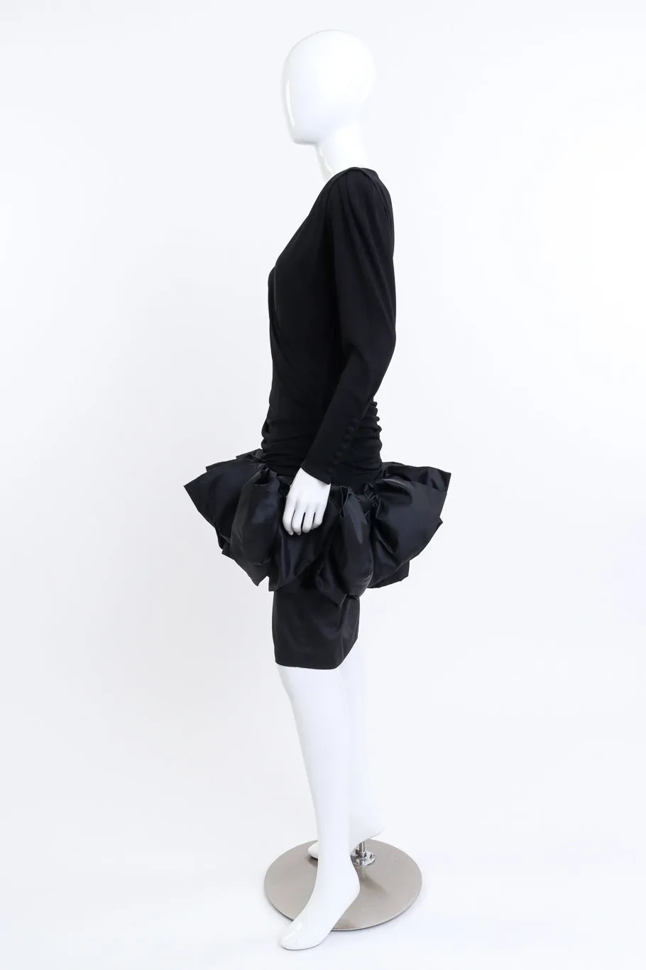 Peplum Bow Cocktail Dress