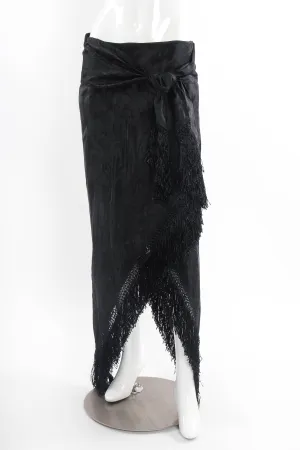Piano Shawl Fringe Skirt