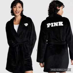 PINK FLUFFY ROBE M/L