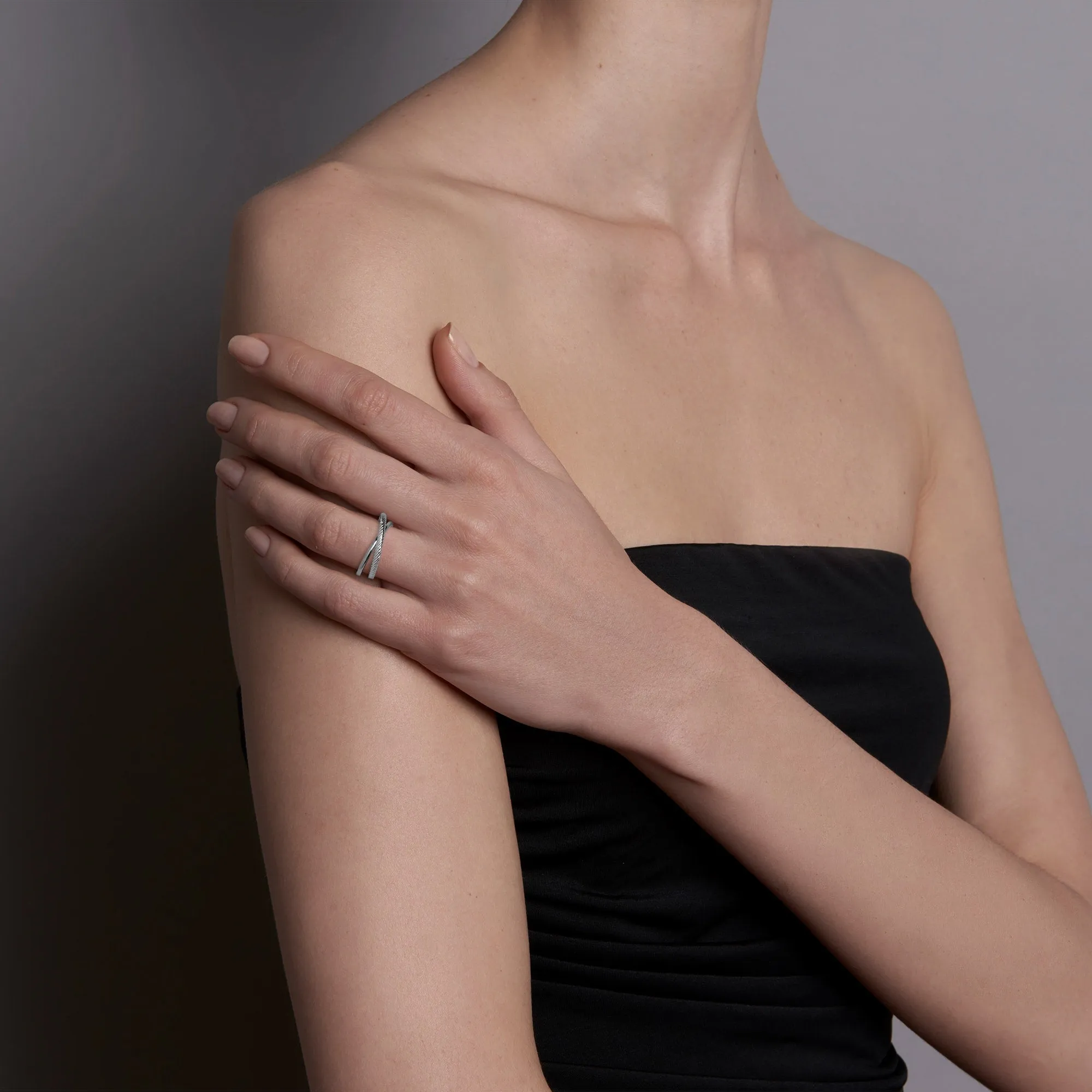Platinum Duo Ring