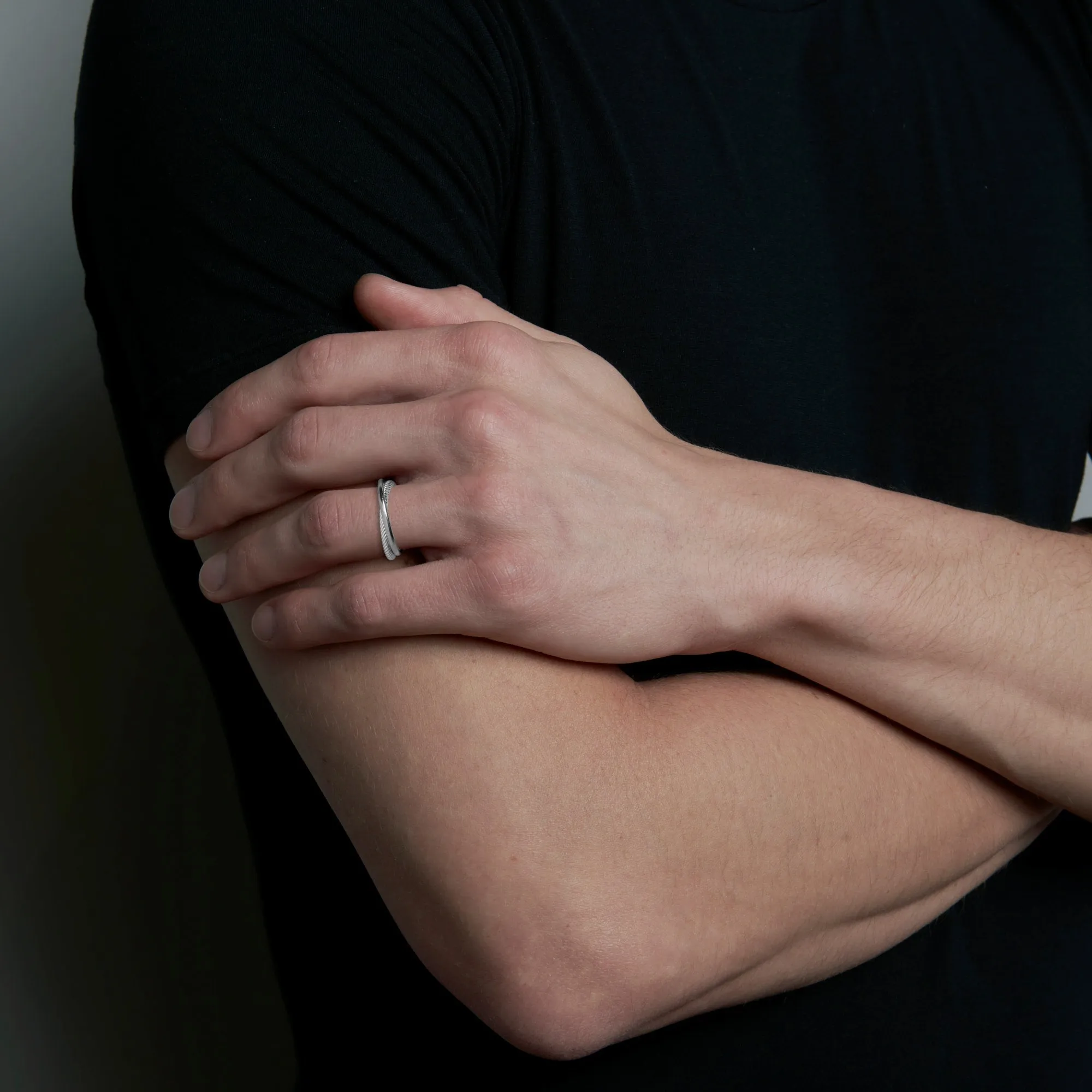 Platinum Duo Ring