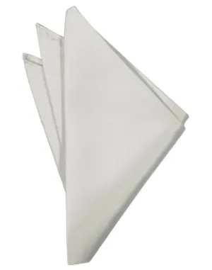 Platinum Luxury Satin Pocket Square