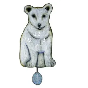 Polar Bear Pendulum Wall Clock