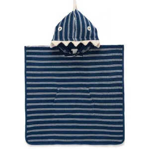 Purebaby Marine Stripe Towelling Poncho