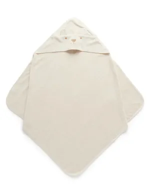 Purebaby Organic Cotton Bear Hooded Bath Towel