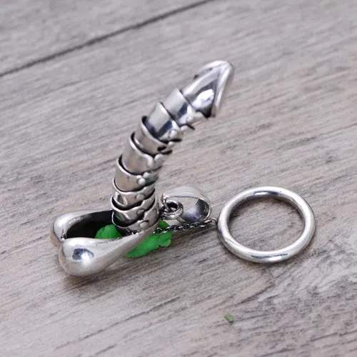 Real 925 Sterling Silver Pendant Sex Penis Fun