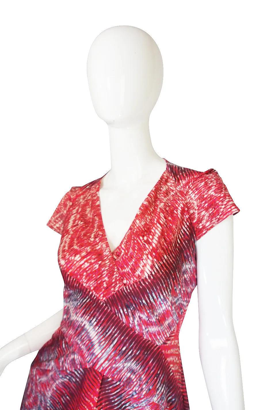 Recent Peter Pilotto Floral Print Silk Dress