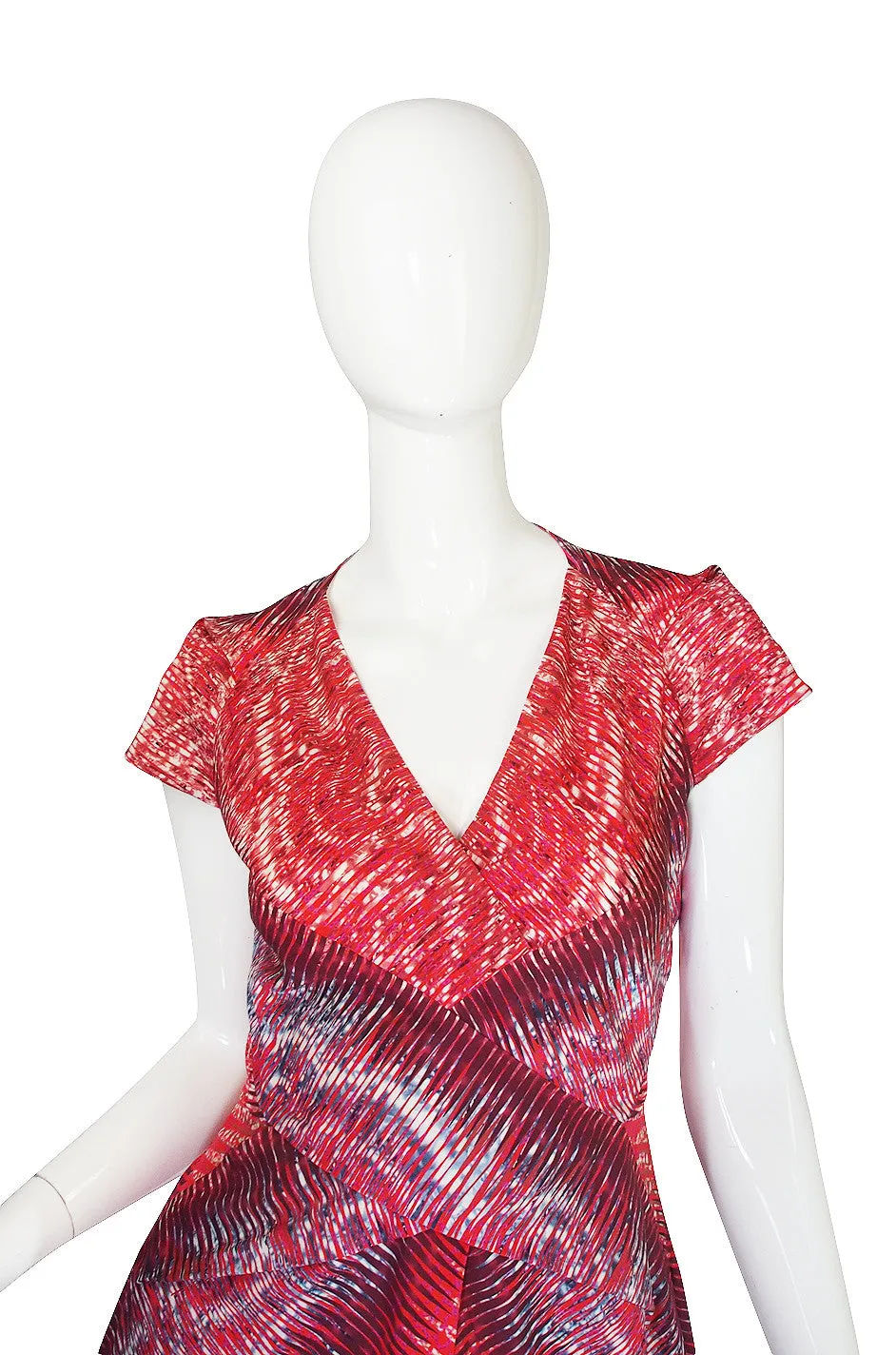 Recent Peter Pilotto Floral Print Silk Dress