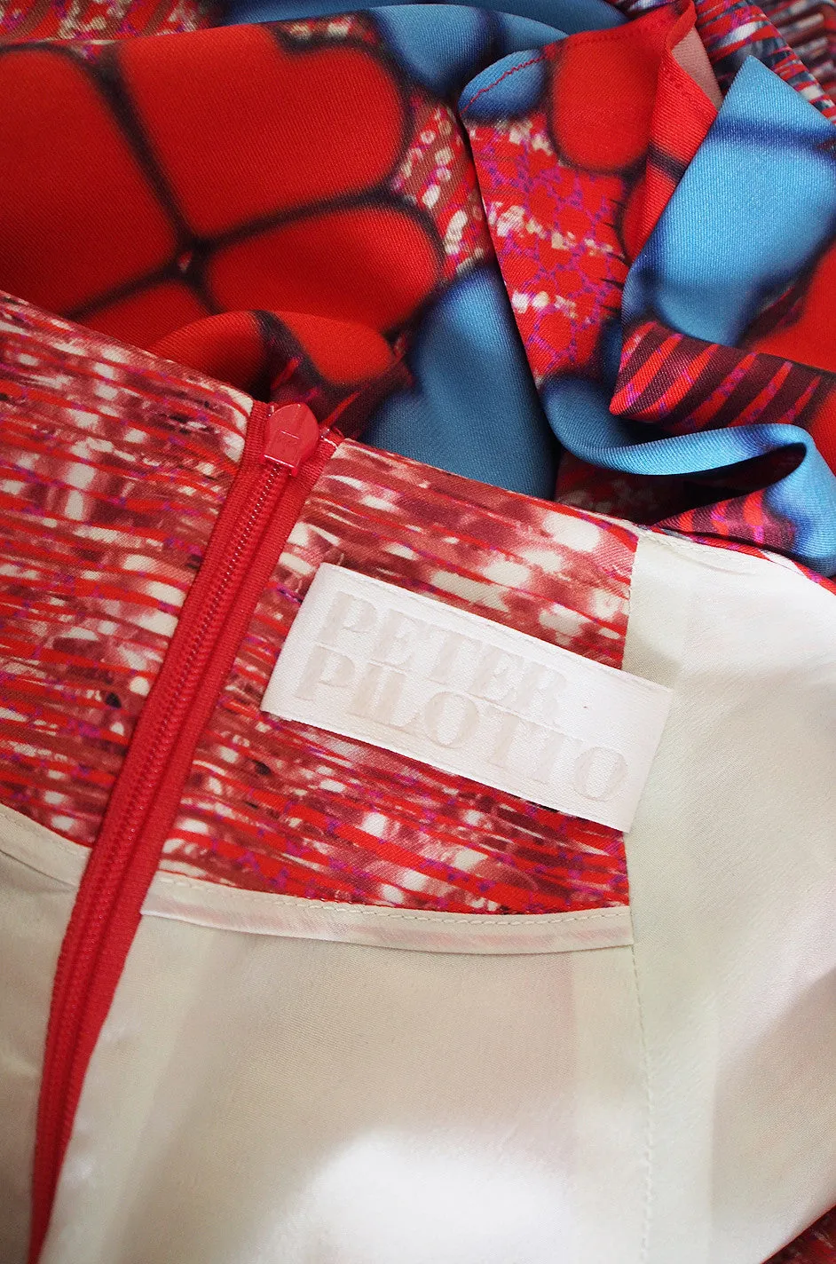 Recent Peter Pilotto Floral Print Silk Dress